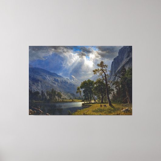 Bierstadt Mount Starr King Yosemite Painting Leinwanddruck (Vorderseite)