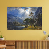 Bierstadt Mount Starr King Yosemite Painting Leinwanddruck (Insitu (Wohnzimmer))
