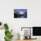 Bierstadt Mountain Scene Paint Poster (Heimbüro)