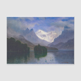 Bierstadt Mountain Scene Painting Seidenpapier
