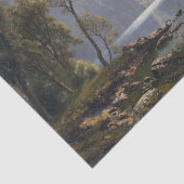 Bierstadt Mountains Wilderness Tissue Seidenpapier (Detail)