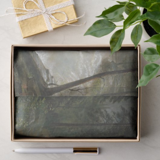 Bierstadt Nevada Herbstmalerei Seidenpapier (Geschenk)