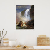Bierstadt Niagara Falls Painting Poster (Küche)