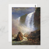 Bierstadt Niagara Falls Painting Postkarte (Vorne/Hinten)