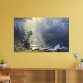 Bierstadt Puget Sound Pacific Coast Painting Leinwanddruck (Insitu (Wohnzimmer))