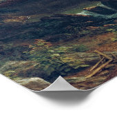 Bierstadt Redwood Trees Painting Poster (Ecke)