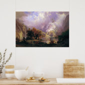 Bierstadt Rocky Mountain Landschaftsbild Malerei Poster (Küche)