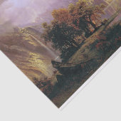 Bierstadt Rocky Mountain Landschaftsbild Malerei Seidenpapier (Ausschnitt)