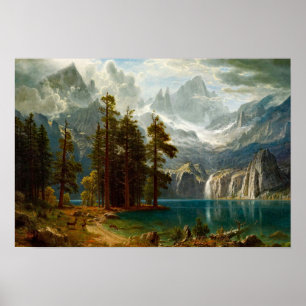 Bierstadt Sierra Nevada Gemälde Poster
