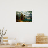 Bierstadt Sierra Nevada Malerei Poster (Küche)