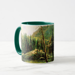 Bierstadt - Sierra Nevada Mountains, feine Kunst Tasse