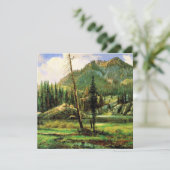 Bierstadt - Sierra Nevada, schöne Kunst Karte (Stehend Vorderseite)