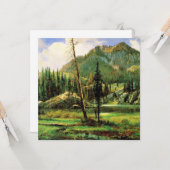 Bierstadt - Sierra Nevada, schöne Kunst Karte (Vorderseite/Rückseite Beispiel)