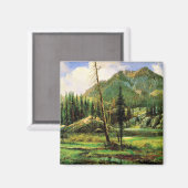 Bierstadt - Sierra Nevada, schöne Kunst Magnet (Vorderseite/Rückseite)
