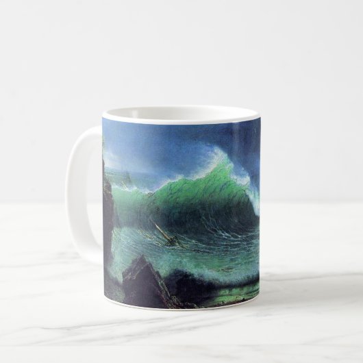 Bierstadt - Smaragdsee, Kunstmalerei, Kaffeetasse (Vorderseite Links)