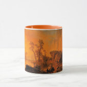 Bierstadt - Sonnenuntergang in den Rockies Tasse (Zentrum)