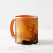 Bierstadt - Sonnenuntergang in den Rockies Tasse (Vorderseite Links)