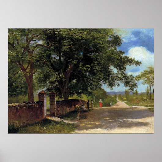 Bierstadt - Straße in Nassau Poster (Vorne)