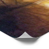 Bierstadt Sunset in der Rockies-Malerei Poster (Ecke)