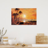 Bierstadt - Tropical Landscape Poster (Küche)