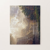 Bierstadt Unter der Sierra Nevada Malerei Puzzle (Vertikal)