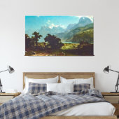 Bierstadt Vierwaldstättersee Malerei Leinwanddruck (Insitu (Schlafzimmer))
