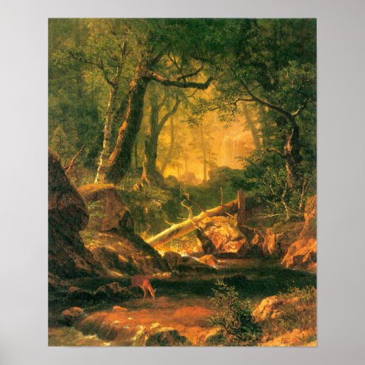 Bierstadt-Weiße Berge, New Hampshire 2 Poster (Vorne)
