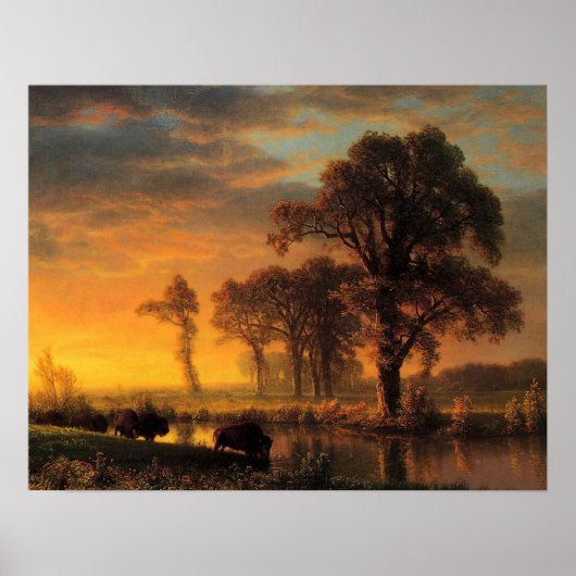 Bierstadt - Western Kansas Poster (Vorne)