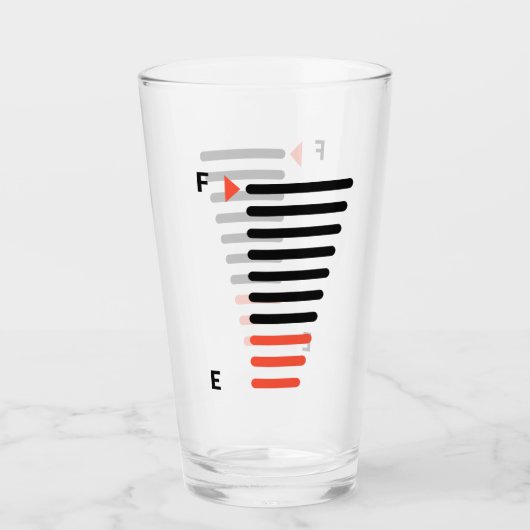 Bierstand für Ihr Bierglas Glas (Vorderseite)