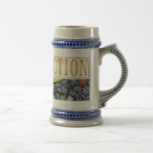 Bierstein 650 ml – GOLD Abstrakte Kunst von GGAST Bierglas