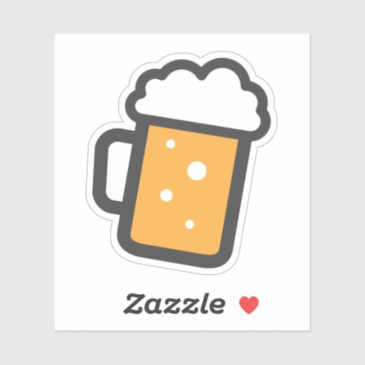 Bierstein Aufkleber (Blatt)