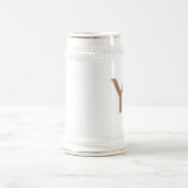 Bierstein der traditionellen Keramik Bierglas (Mittel)