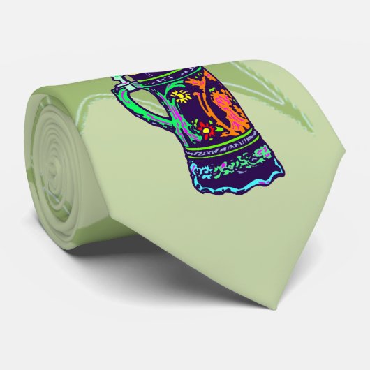 Bierstein Oktoberfest Krawatte (Gerollt)