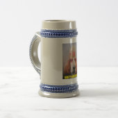 Bierstein With Basset Hound King Bierglas (Vorderseite Links)