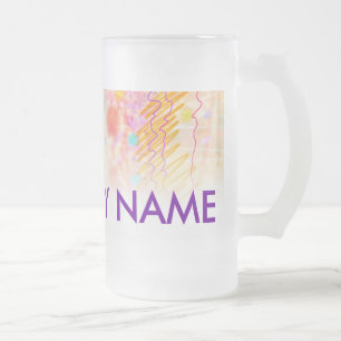 BierSteins, mattierte Tassen - gerade