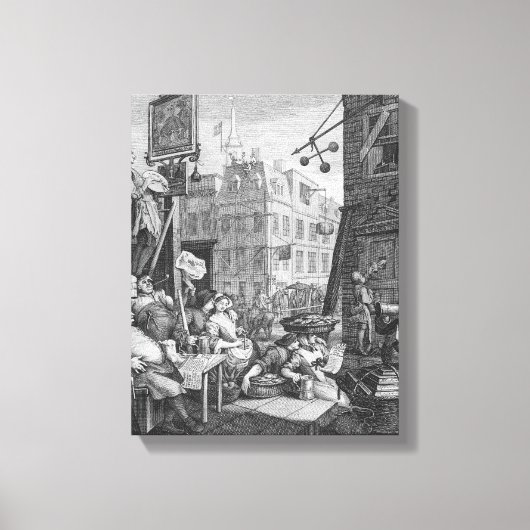 Bierstraße, 1751 leinwanddruck (Vorderseite)