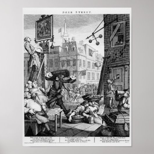 Bierstraße, 1751 poster (Vorne)