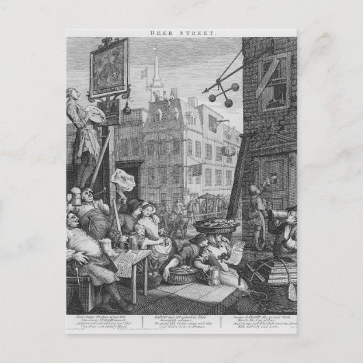 Bierstraße, 1751 postkarte (Vorderseite)