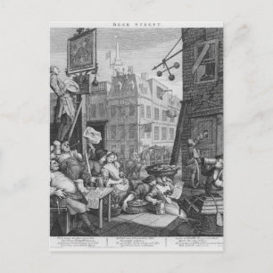 Bierstraße, 1751 postkarte