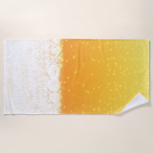 Bierstruktur Strandtuch (Vorderseite)