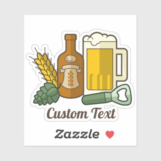 Biersymbolen Aufkleber (Blatt)