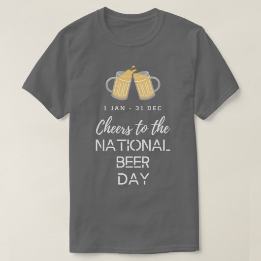 Biertag T-Shirt (Design vorne)