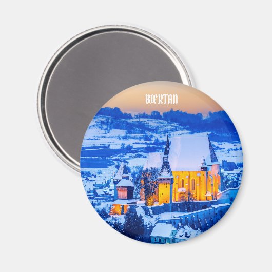 Biertan, Transylvania Magnet (Vorderseite/Rückseite)
