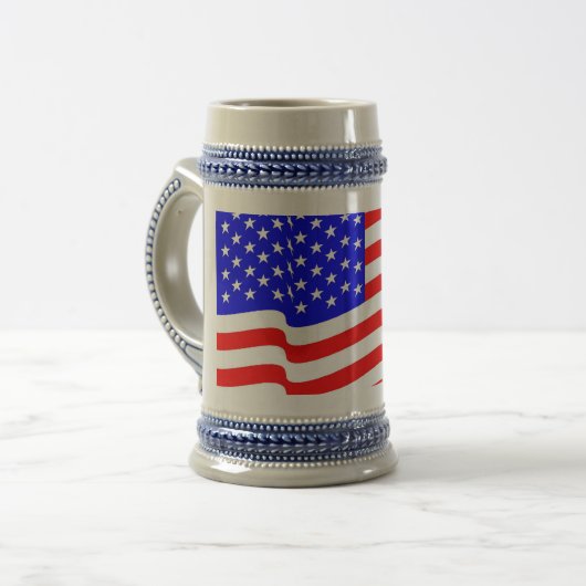 BierTasse/Stein Amerikas USA Bierglas (Vorderseite Links)
