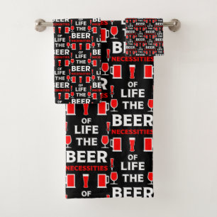 Biertrinker Badhandtuch Set