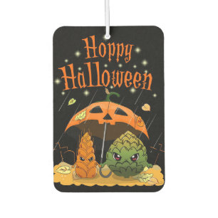 Biertrinker Bierglückliche Halloween Autolufterfrischer