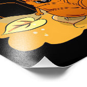 Biertrinker Bierglückliche Halloween Fotodruck (Ecke)