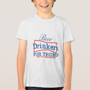 Biertrinker für Trump-König der Präsidenten _1 Tri-Blend Shirt