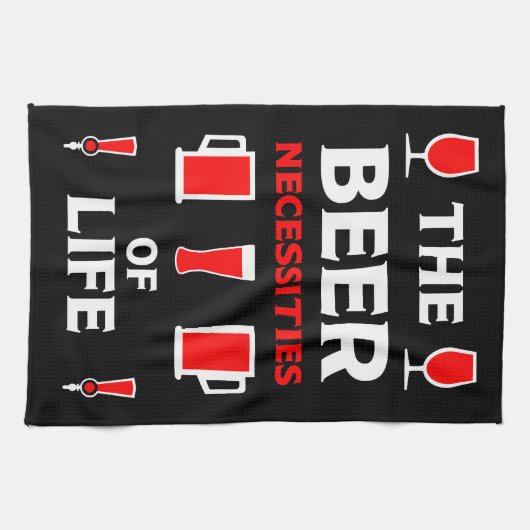 Biertrinker Geschirrtuch (Horizontal)