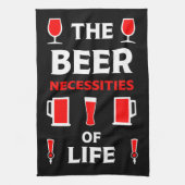 Biertrinker Geschirrtuch (Vertikal)